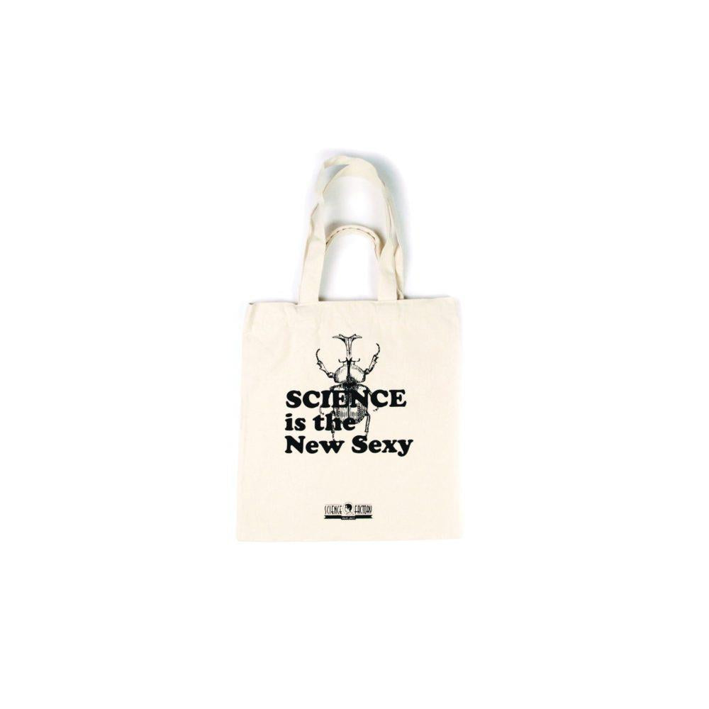 Mr Sci Glass Specimen Jar & Science Tote Bag Fighting Forever (Beetle)