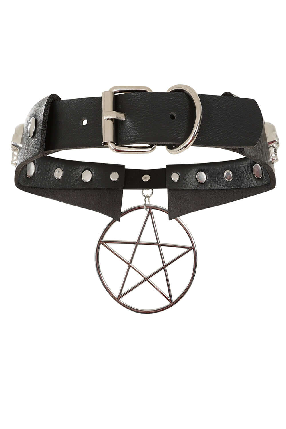Banned Apparel Restrict Pentagram Chocker