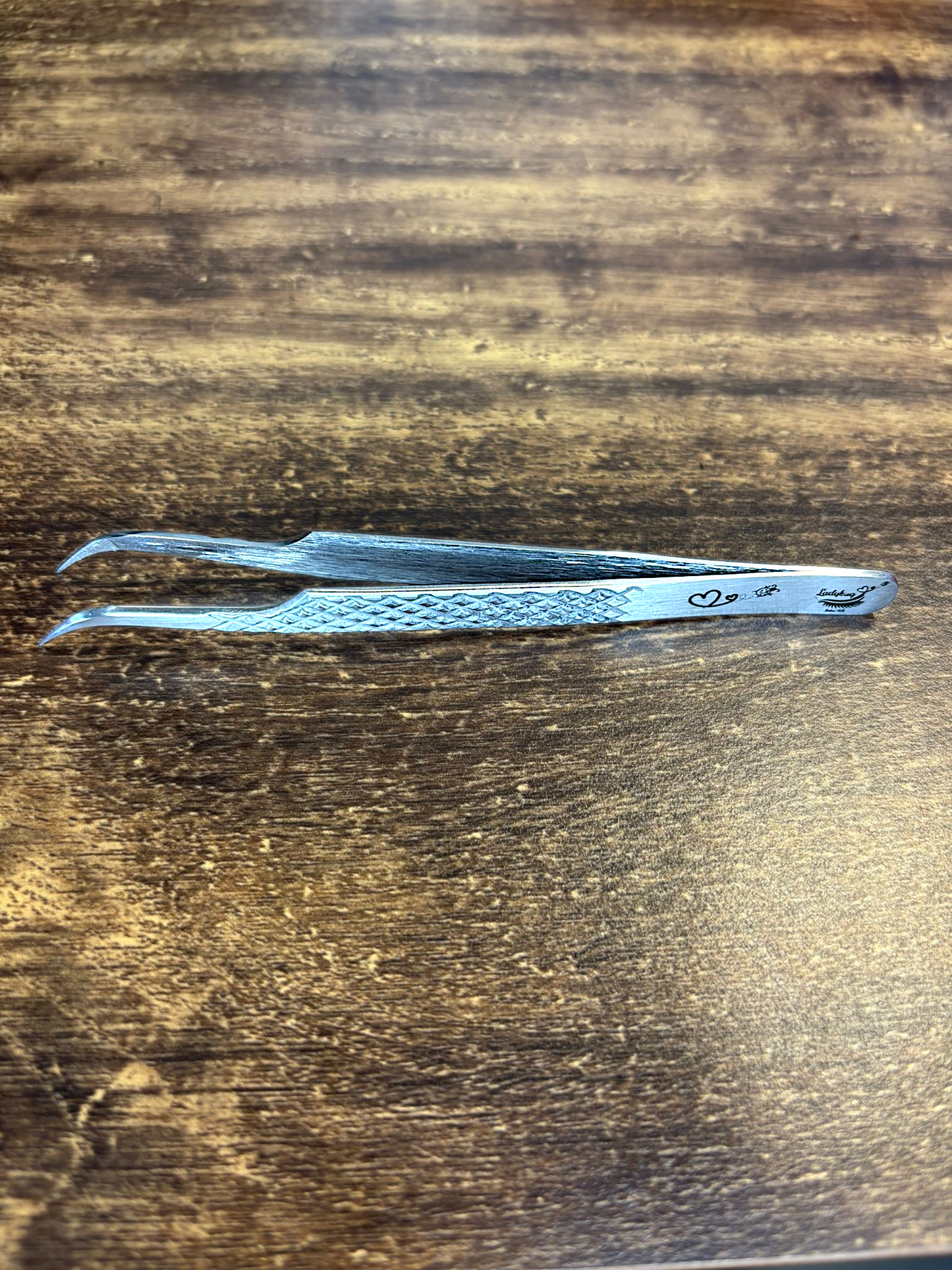 All Purpose Curved 60 Degree Fibre Grip Tweezers – Isolation & Fan Tool