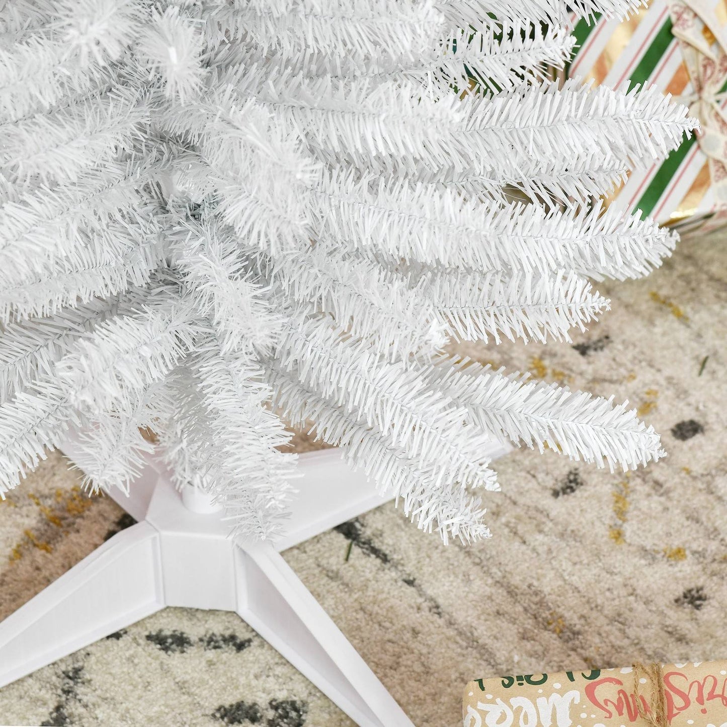 5ft Christmas Tree Artificial - White Slim 294 Tips