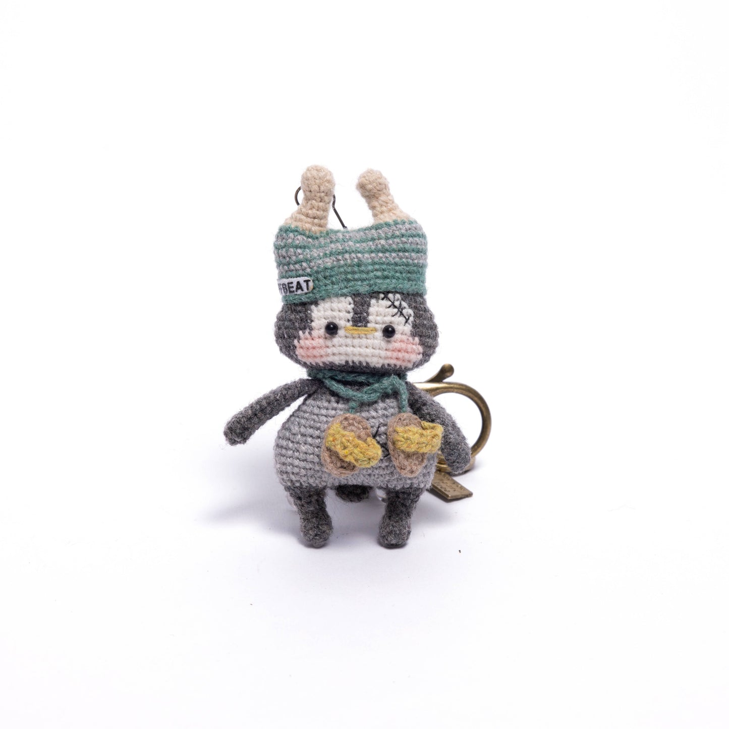Shetland wool Amigurumi Bag Charm