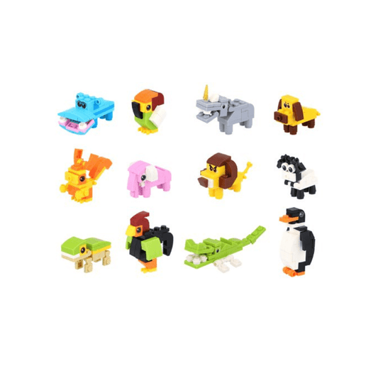 Wholesale Build Your Own Animal Kingdom Blocks - (CDU of 12)