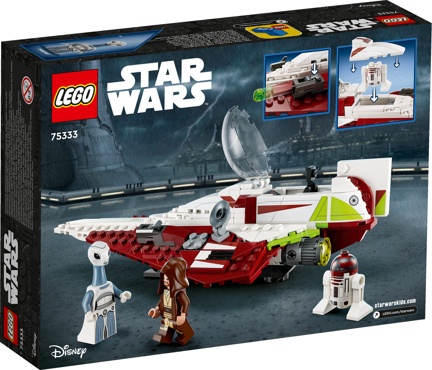 Lego Star Wars 75333 Obi-Wan Kenobi’s Jedi Starfighter for Ages 7 & Up