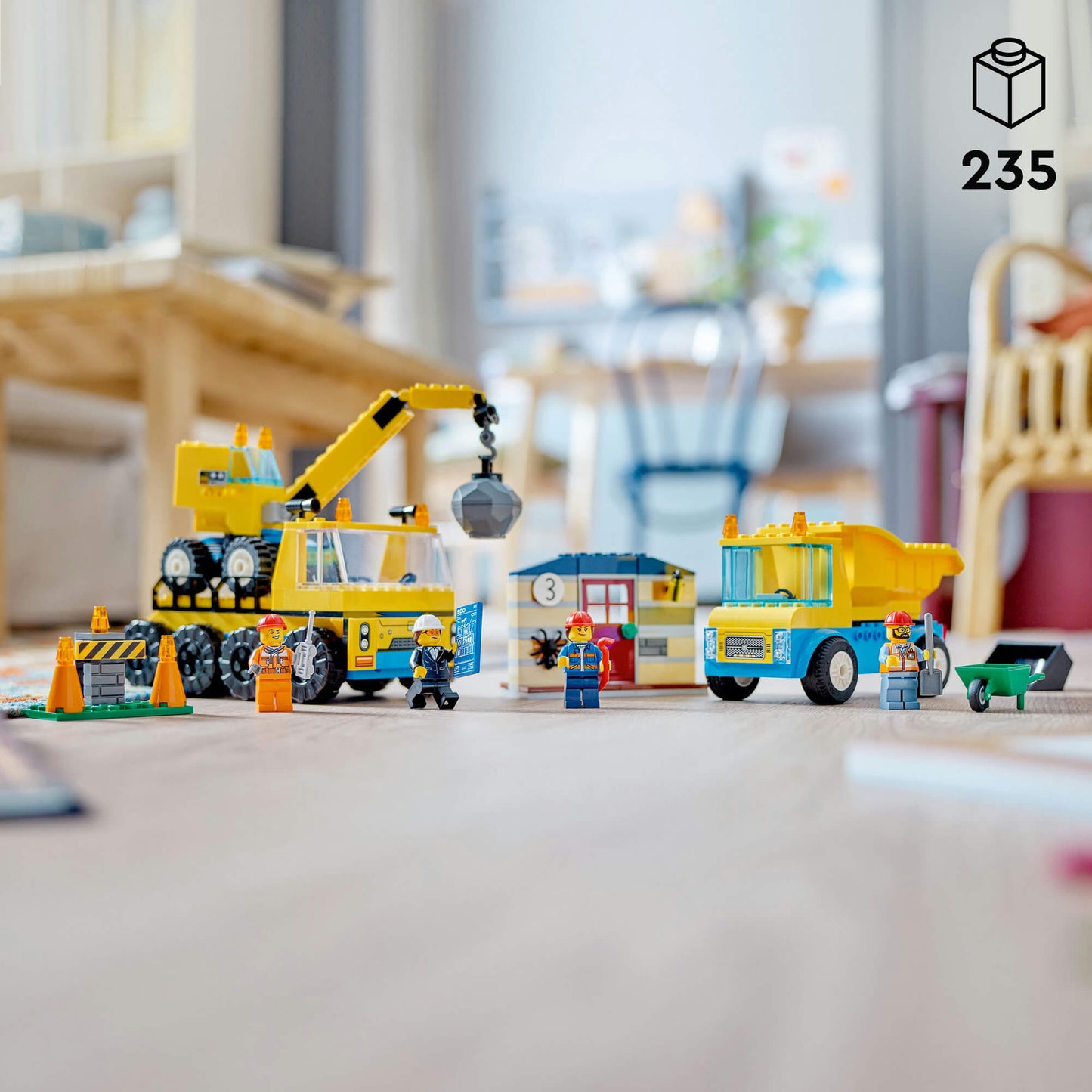 Lego City 60391 Construction Trucks & Wrecking Ball Crane for Ages 4+