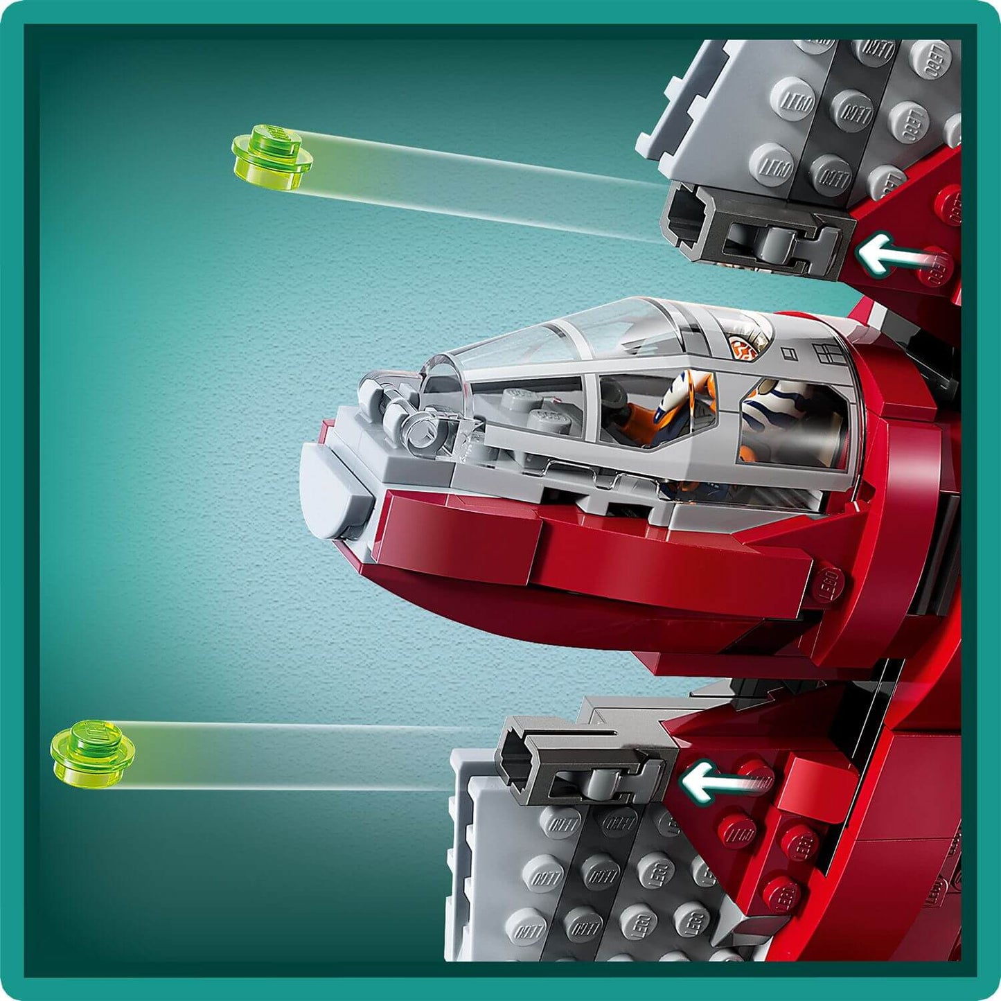 Lego Star Wars 75362 Ahsoka Tano’s T-6 Jedi Shuttle for Ages 9 and Up