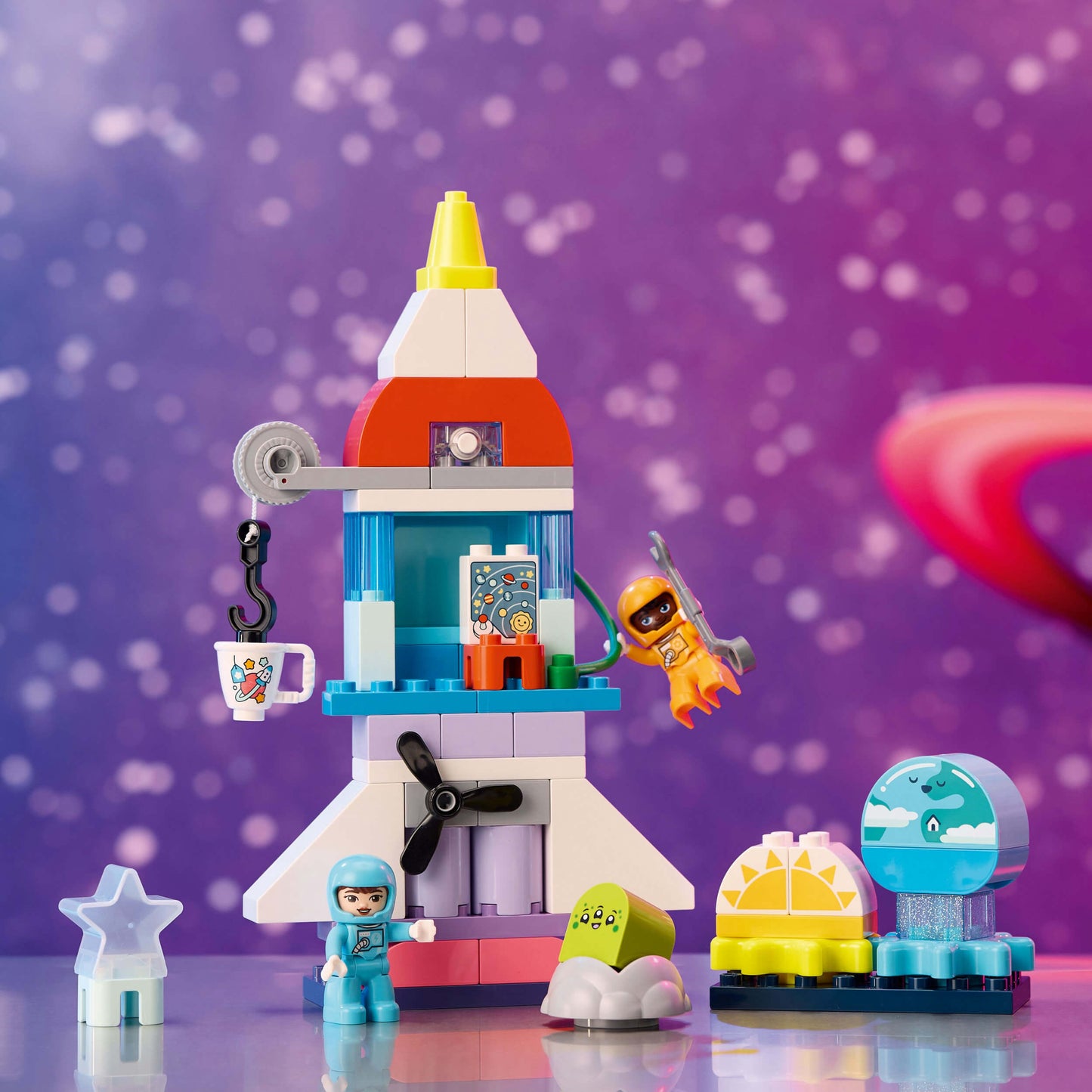 Lego Duplo 10422 3 in 1 Space Shuttle Adventure for Toddlers Ages 3+