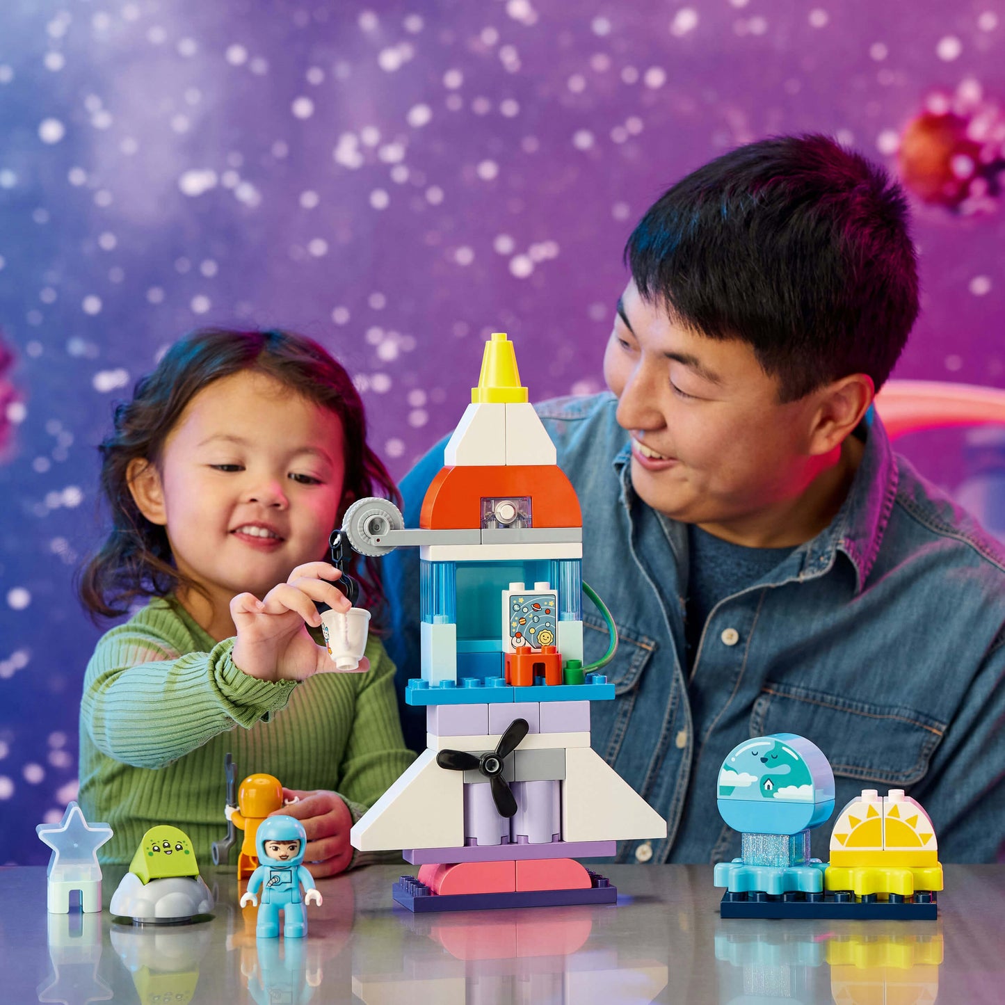 Lego Duplo 10422 3 in 1 Space Shuttle Adventure for Toddlers Ages 3+