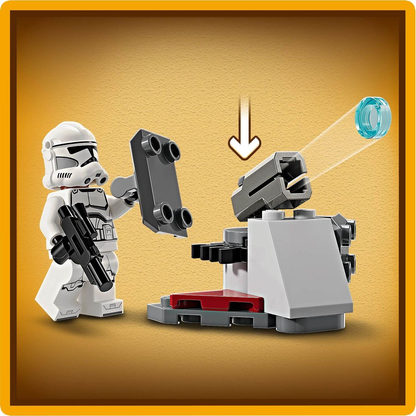 Lego Star Wars 75372 Clone Trooper & Battle Droid Battle Pack Ages 7+