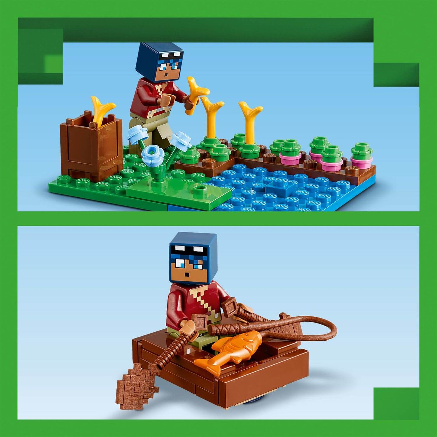 Lego Minecraft 21256 The Frog House Buildable Playset for Ages 8 & Up