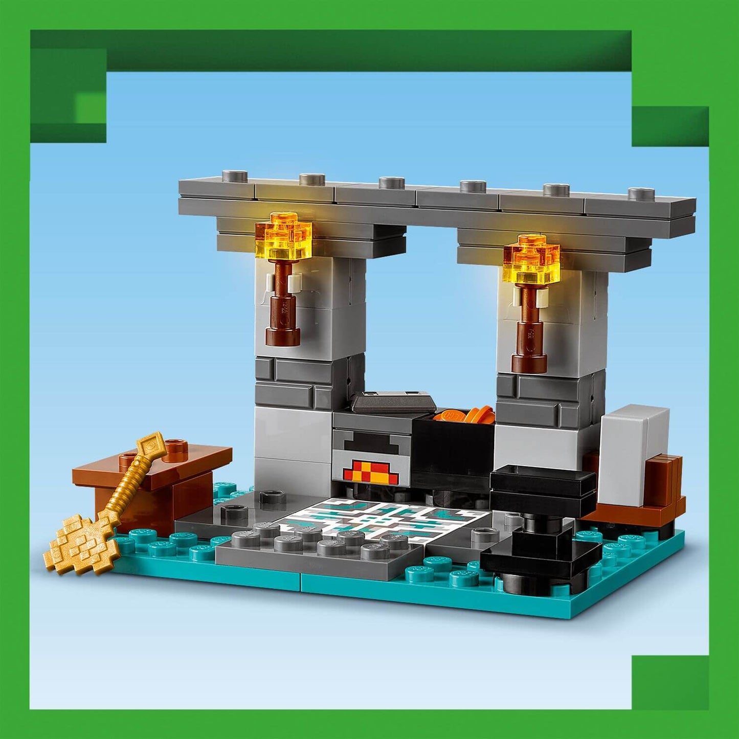 Lego Minecraft 21252 The Armoury Buildable Toy Playset for Ages 8 & Up