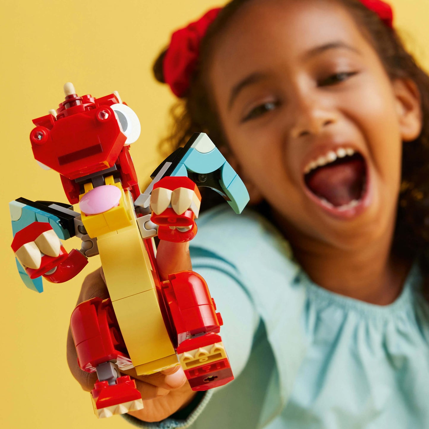 Lego Creator 3 in 1 31145 Red Dragon Buildable Playset for Ages 6 & Up