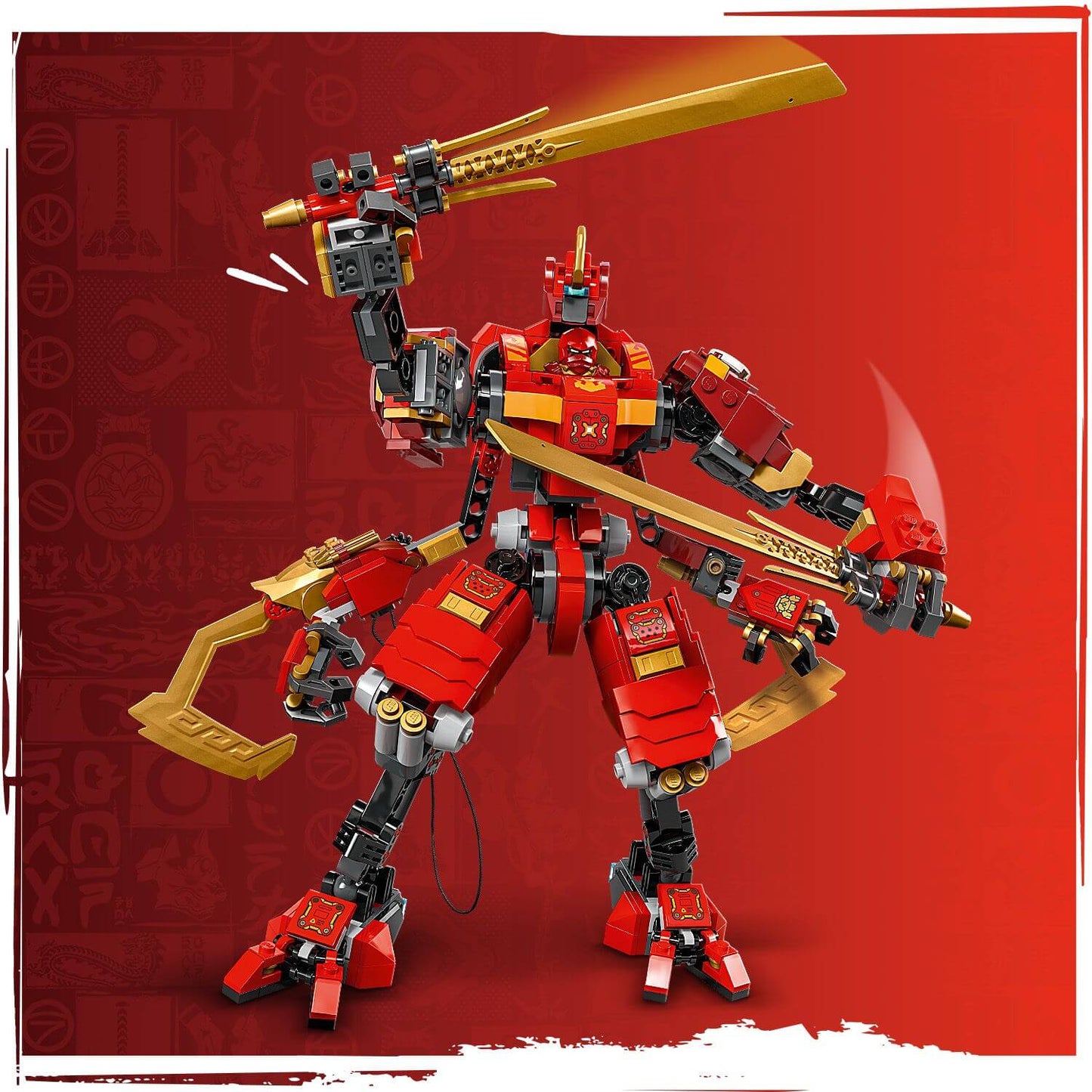 Lego Ninjago 71812 Kai's Ninja Climber Mech Playset for Ages 9 and Up