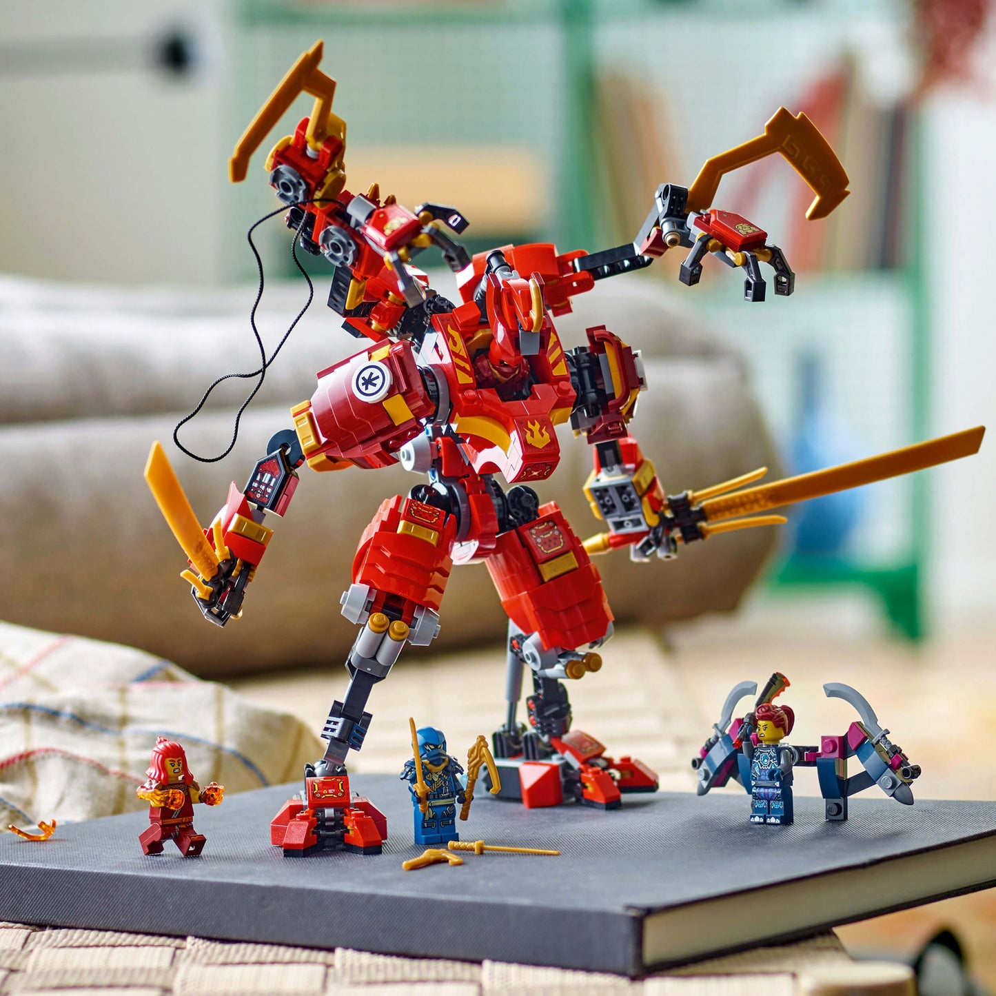 Lego Ninjago 71812 Kai's Ninja Climber Mech Playset for Ages 9 and Up