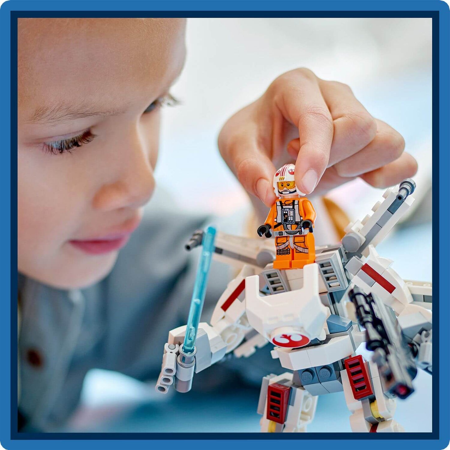 Lego Star Wars 75390 Luke Skywalker X-Wing Mech Toy for Ages 6 and Up