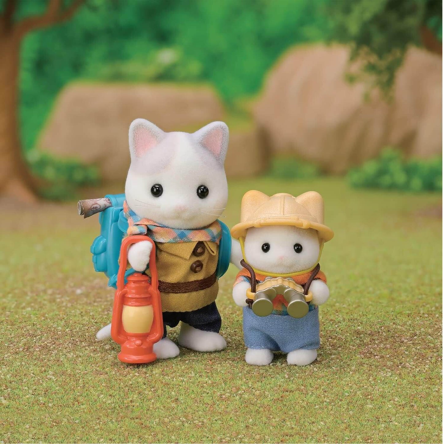 Sylvanian Families Exciting Exploration Set Latte Cat Siblings Ages 3+