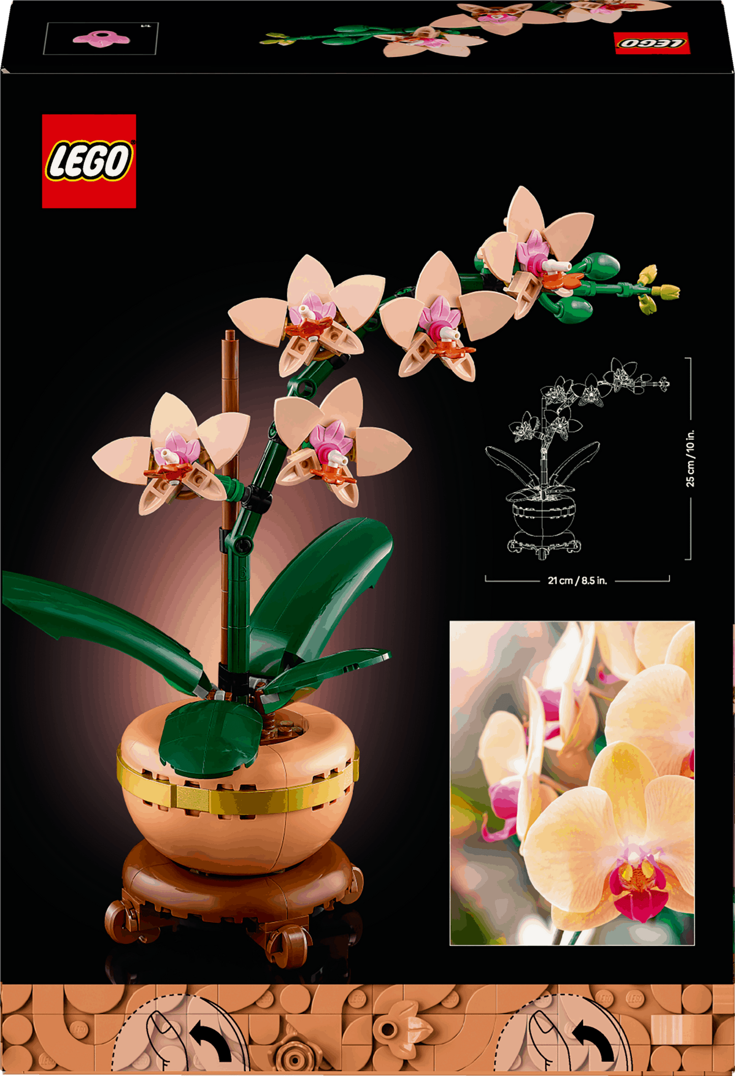 Lego Botanicals 10343 Mini Orchid Building Set for Adults Ages 18 & Up