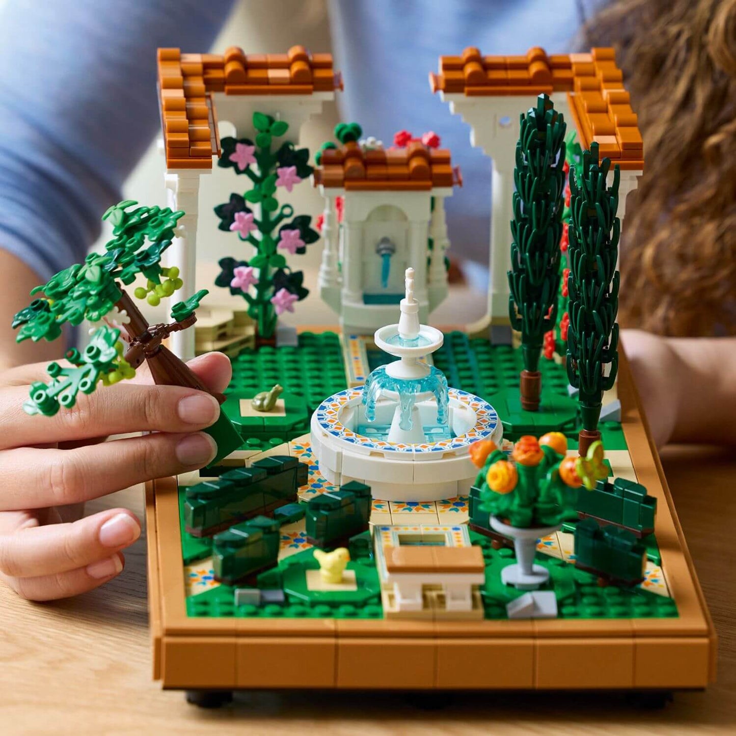 Lego Icons 10359 Fountain Garden Building Set for Adults Ages 18 & Up