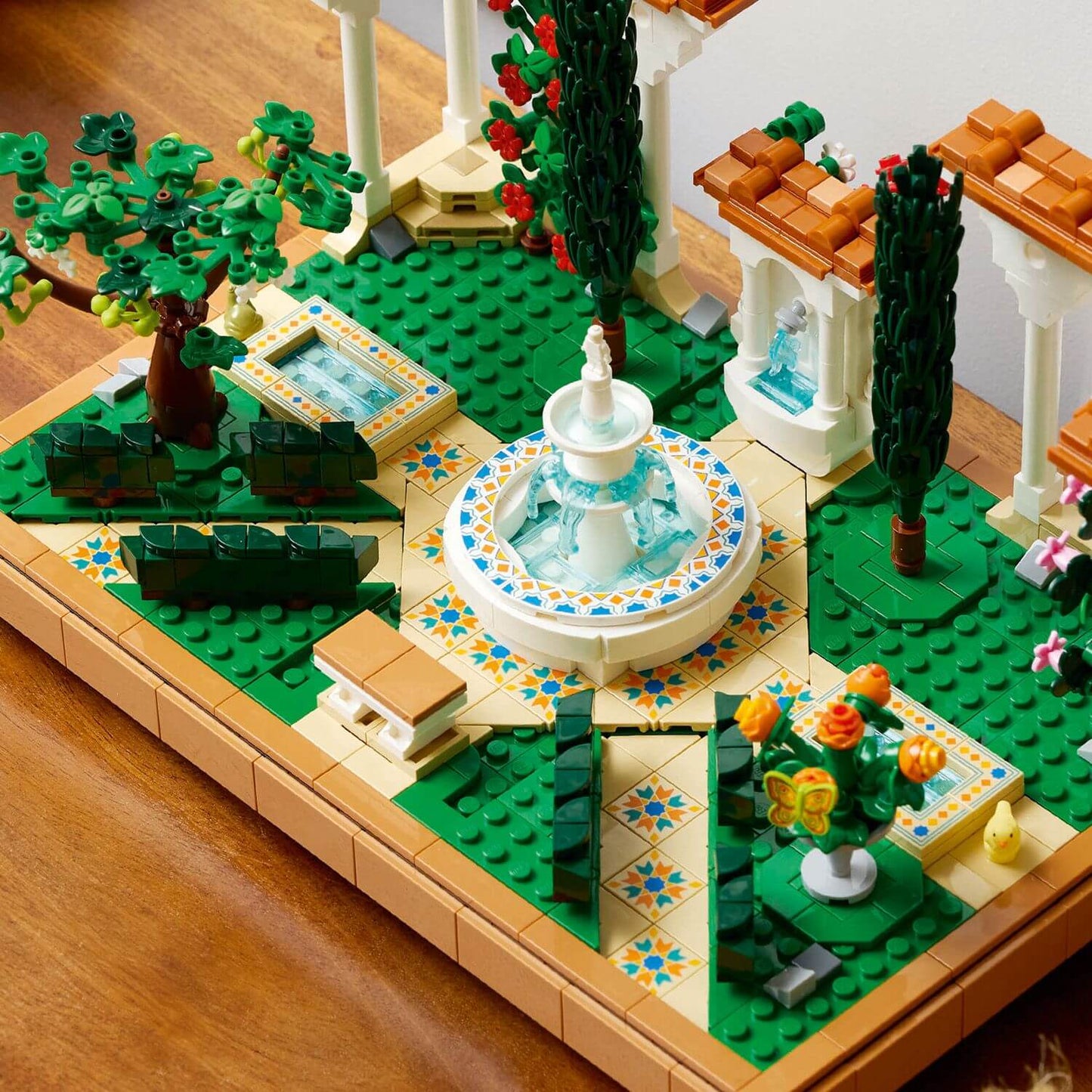 Lego Icons 10359 Fountain Garden Building Set for Adults Ages 18 & Up