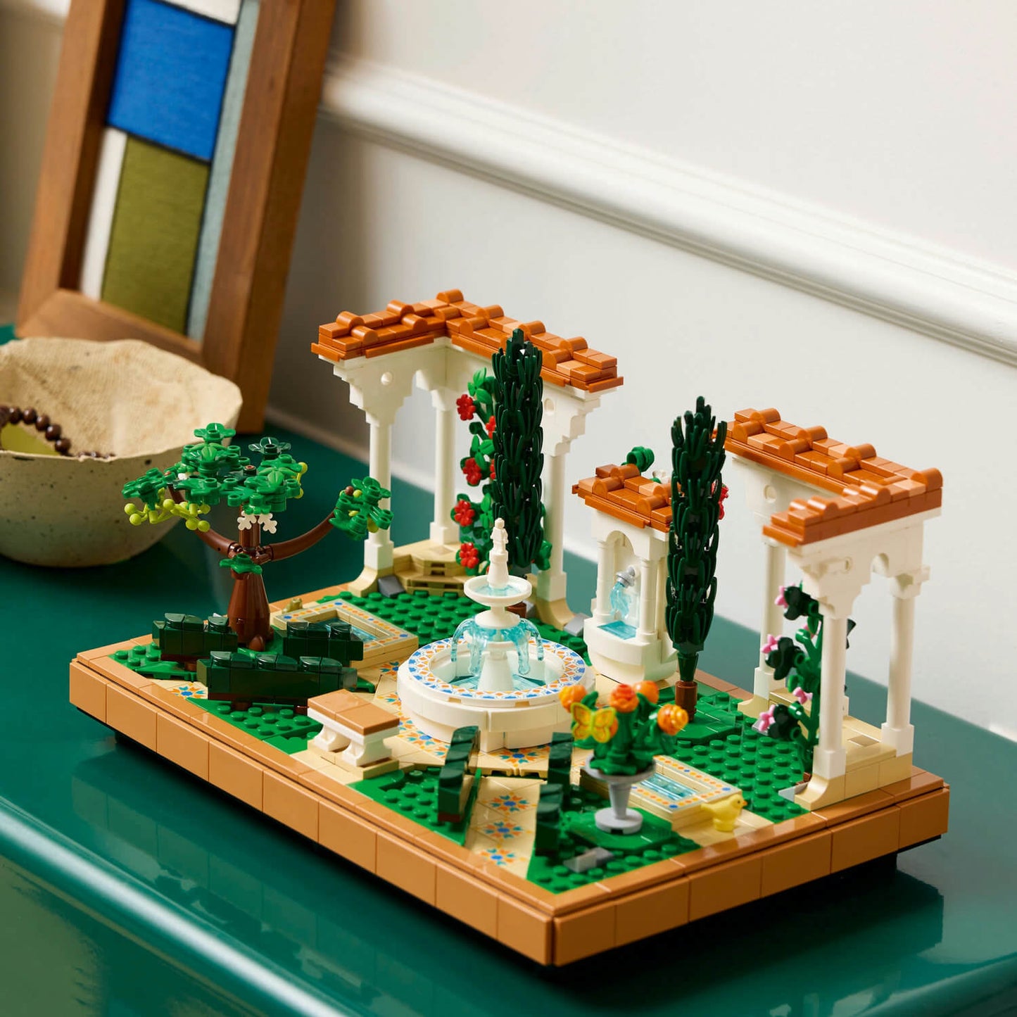 Lego Icons 10359 Fountain Garden Building Set for Adults Ages 18 & Up