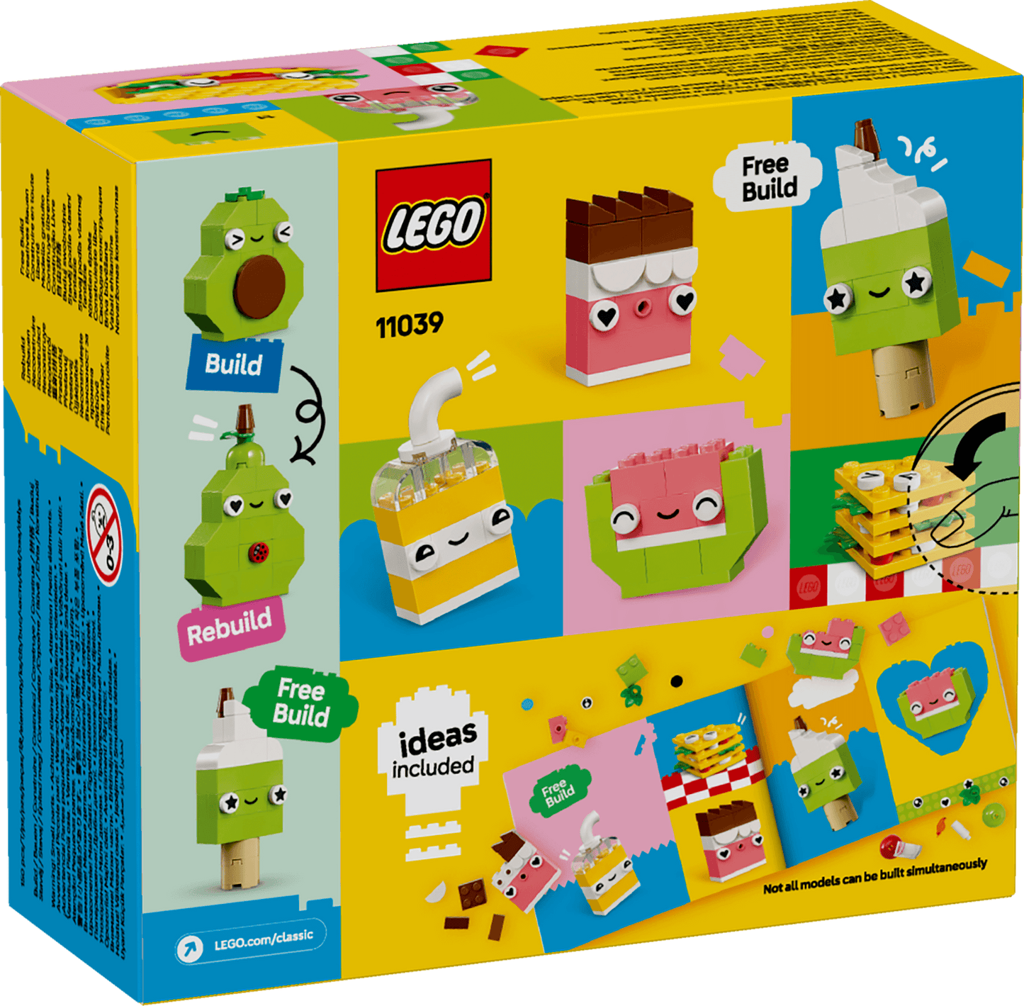 Lego Classic 11039 Creative Food Friends Toy Playset for Ages 4 and Up