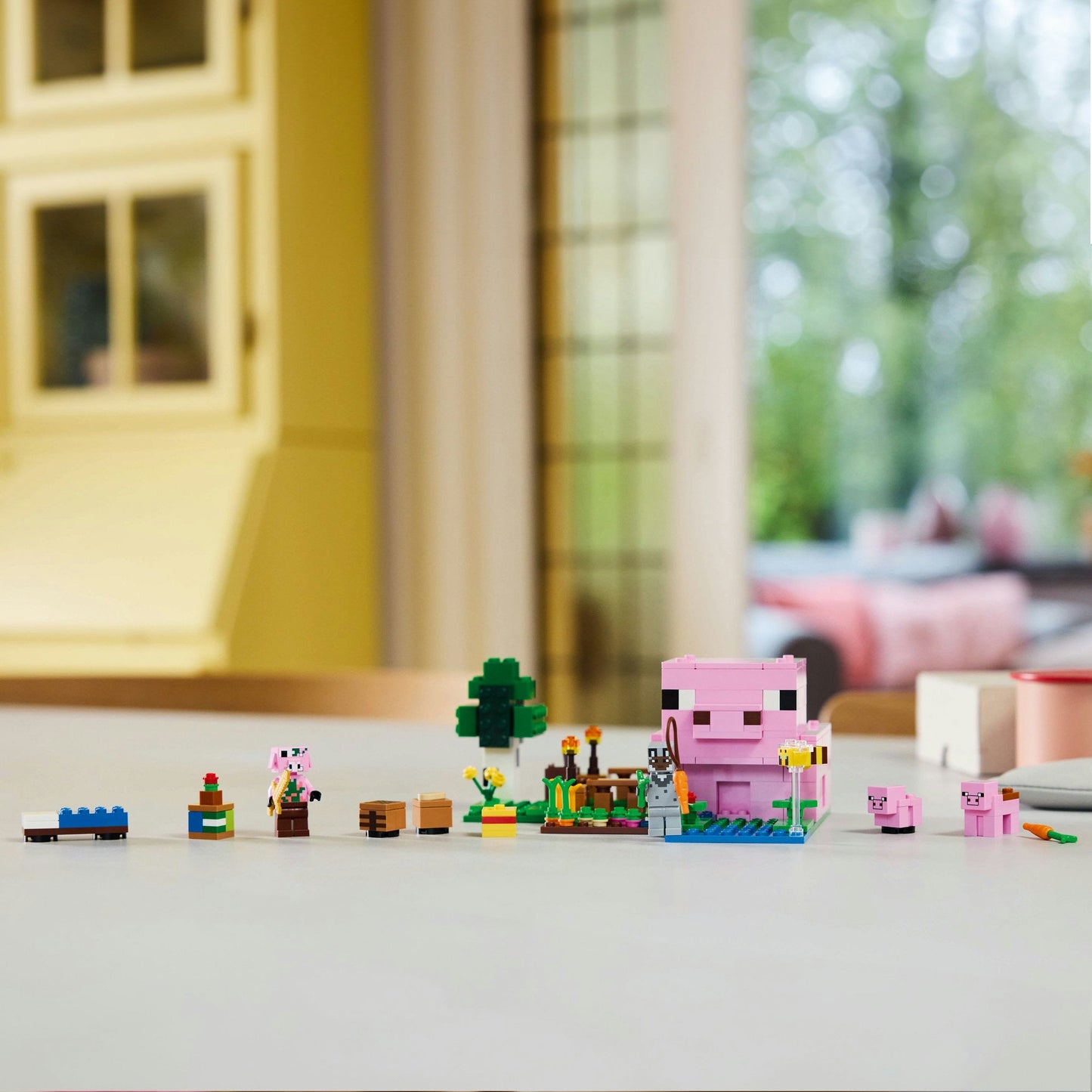 Lego Minecraft 21268 The Baby Pig House Toy Playset for Ages 7 and Up