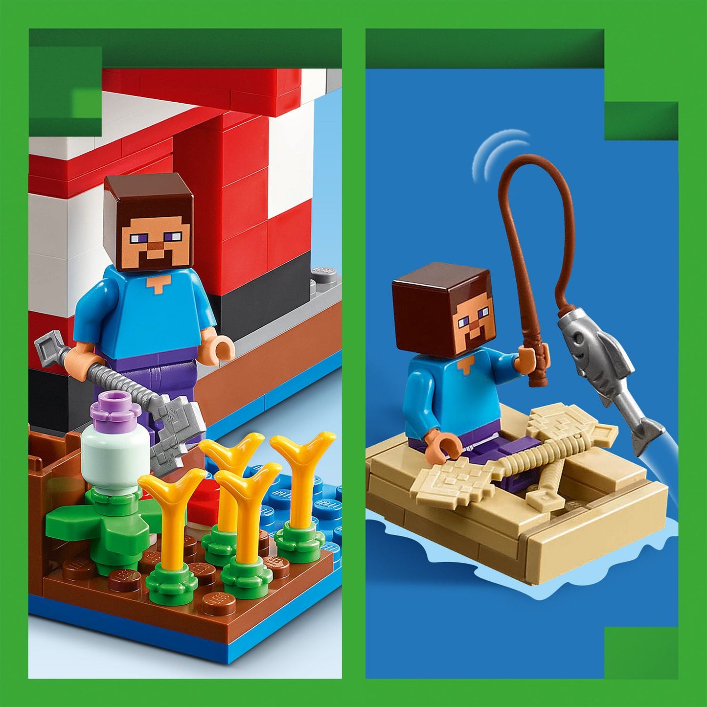Lego Minecraft 21270 The Mooshroom House Toy Playset for Ages 8 and Up
