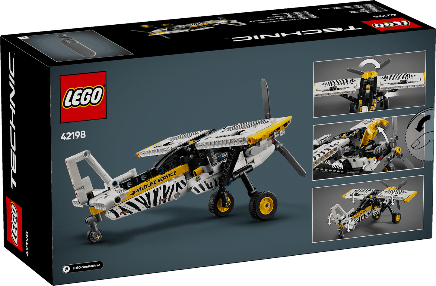 Lego Technic 42198 Bush Plane Buildable Toy Playset for Ages 8 and Up