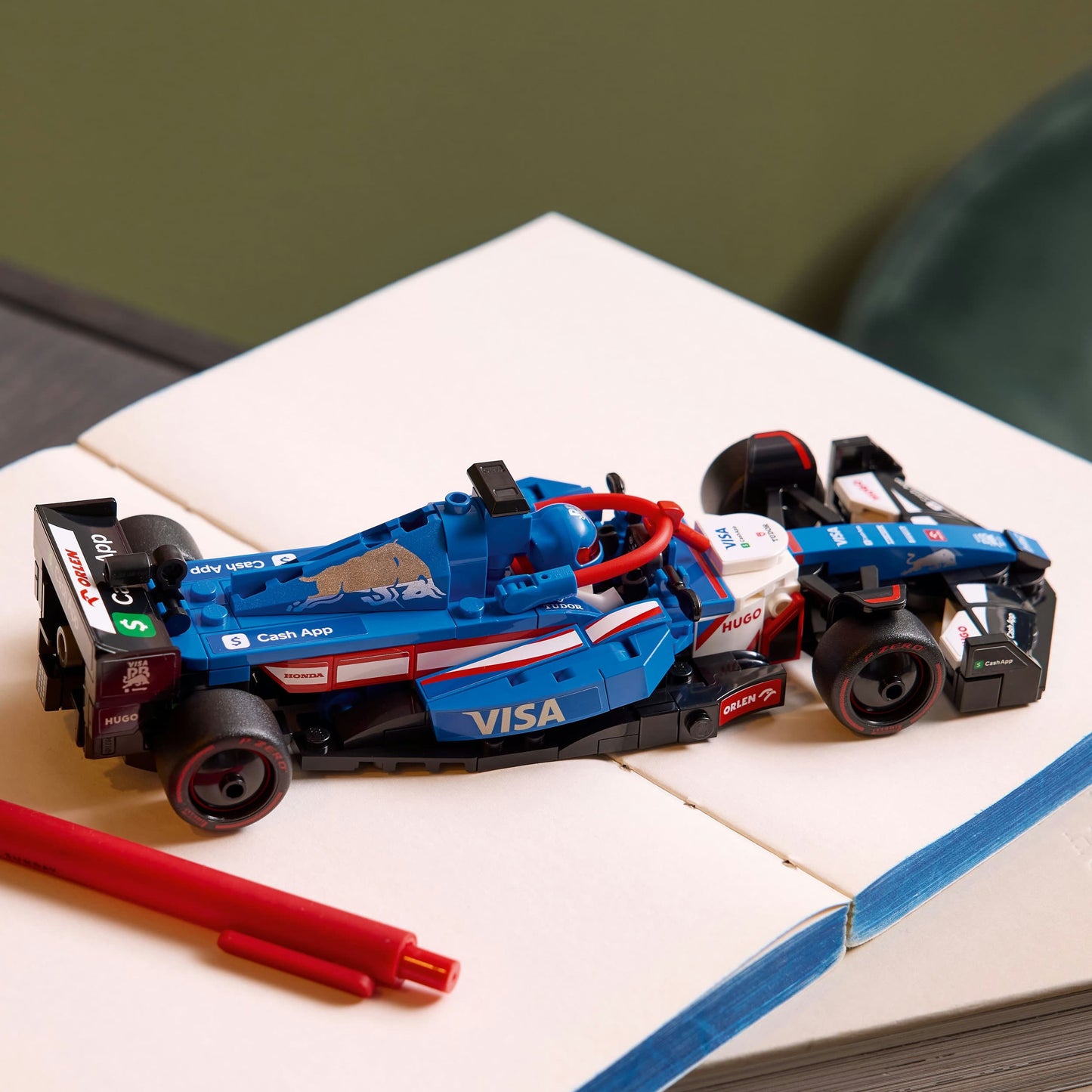 Lego Speed Champions 77246 Visa Cash App RB VCARB 01 F1 Race Car 18+