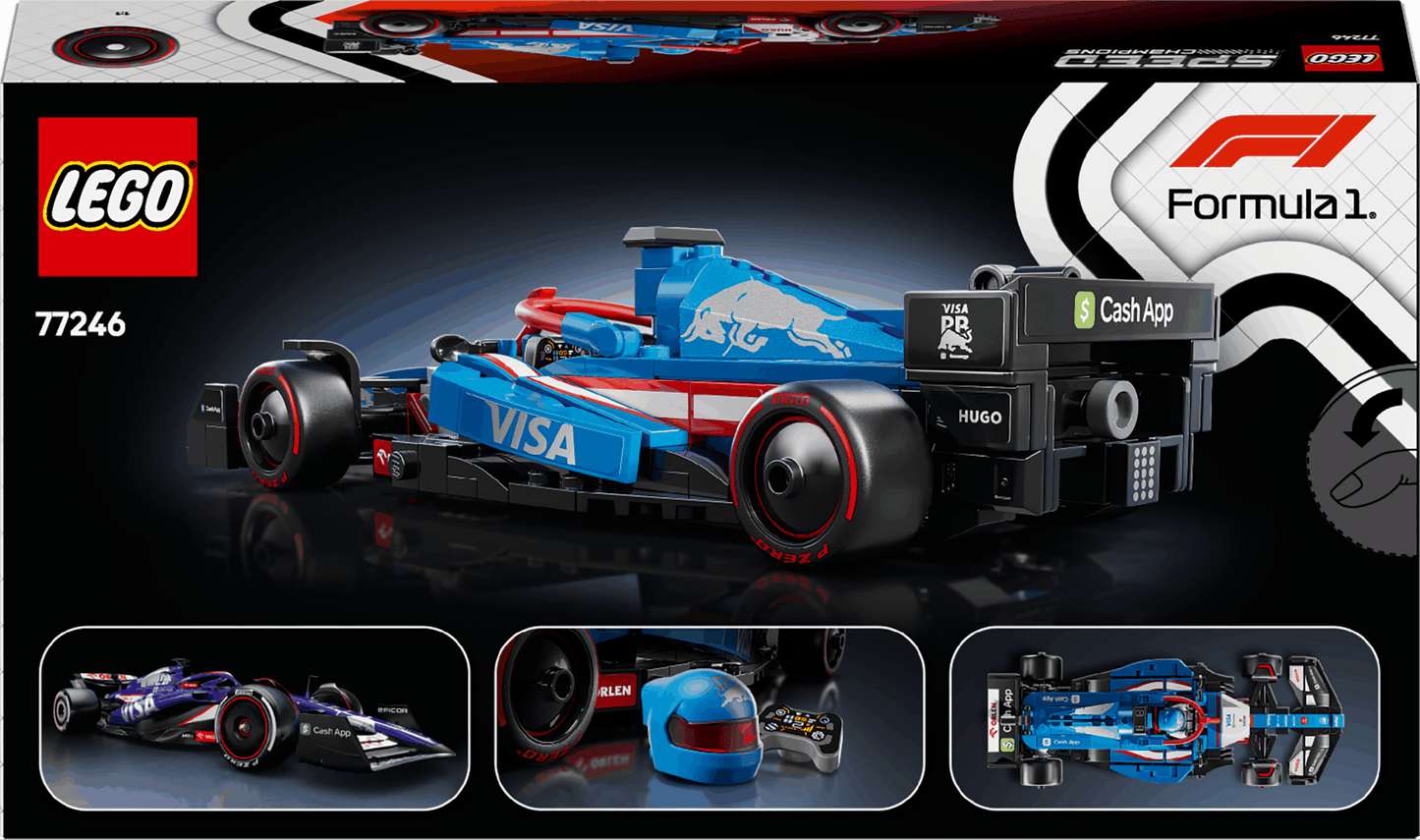 Lego Speed Champions 77246 Visa Cash App RB VCARB 01 F1 Race Car 18+