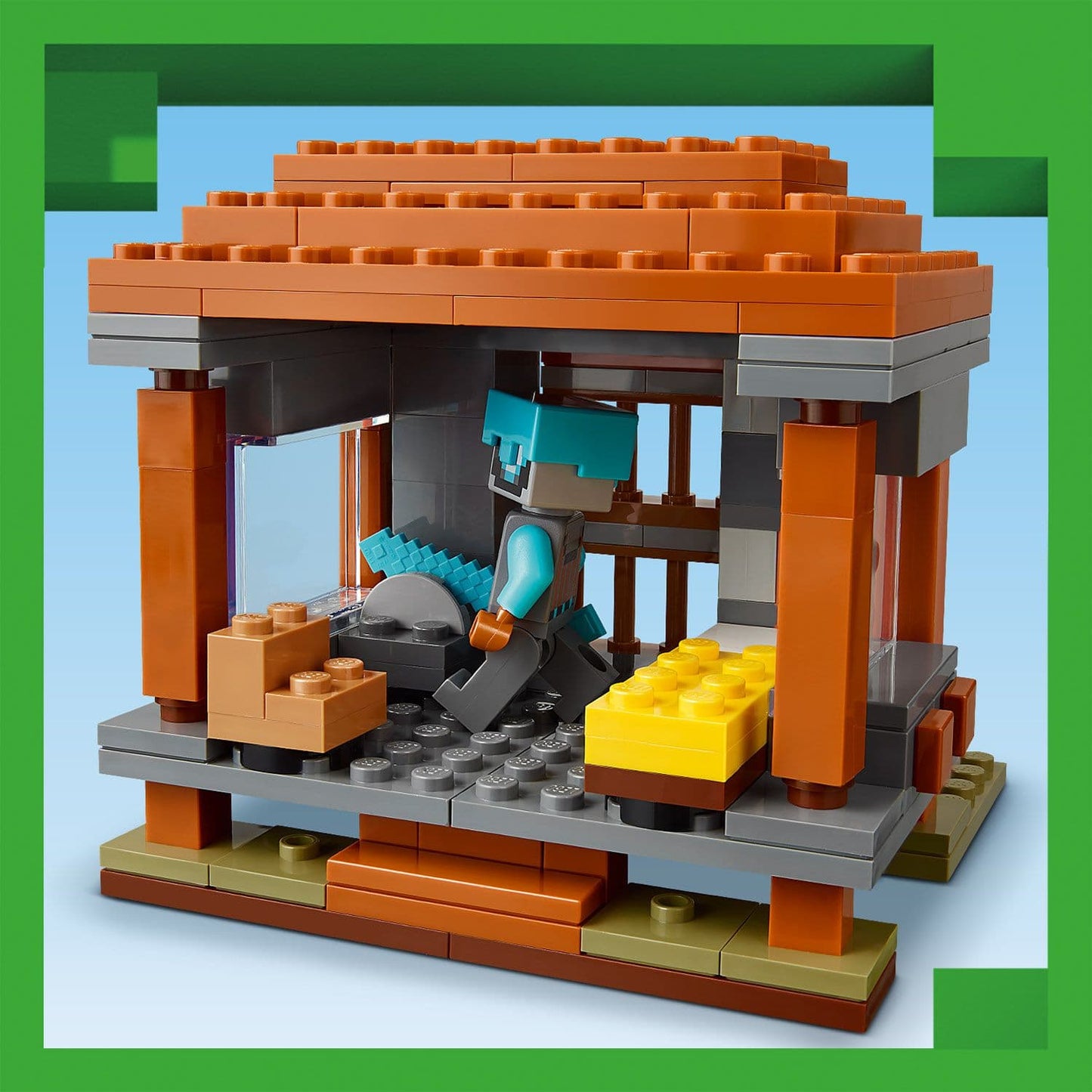Lego Minecraft 21278 The Pillager Outpost and Ravager for Ages 9 & Up