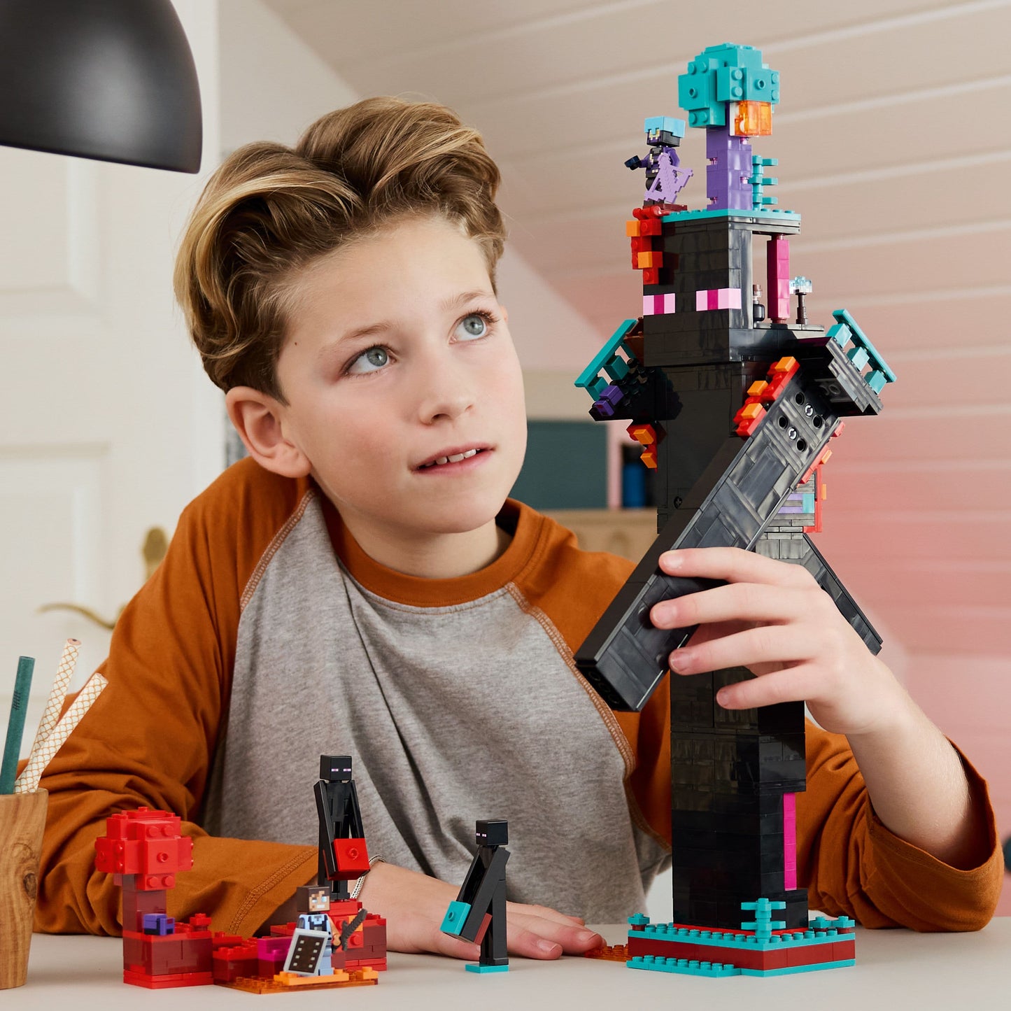 Lego Minecraft 21279 The Enderman Tower Buildable Playset for Ages 9+