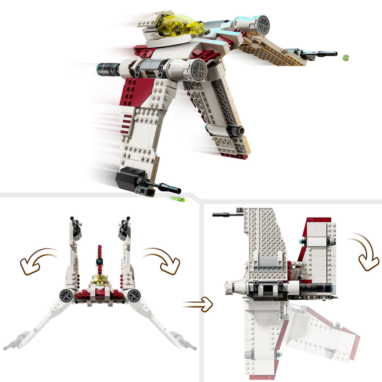 Lego Star Wars 75432 V-19 Torrent Starfighter Buildable Set for Age 9+