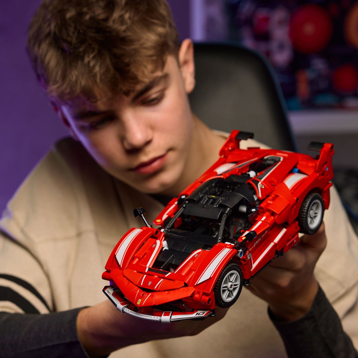 Lego Technic 42212 Ferrari FXX K Buildable Car Playset for Age 10 & Up