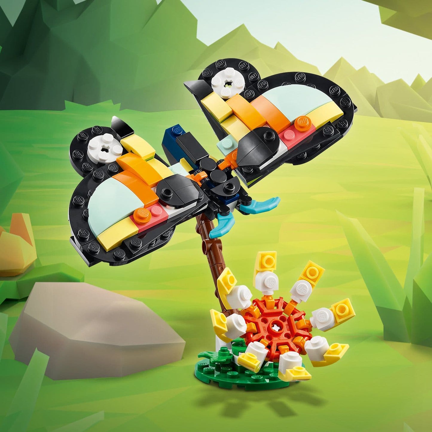 Lego Creator 3 in 1 31173 Wild Animals: Tropical Toucan for Age 7 & Up