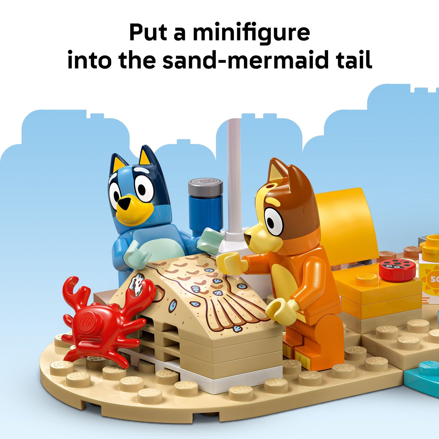 Lego Bluey 11202 Bluey's Beach & Family Car Trip for Children Ages 4+