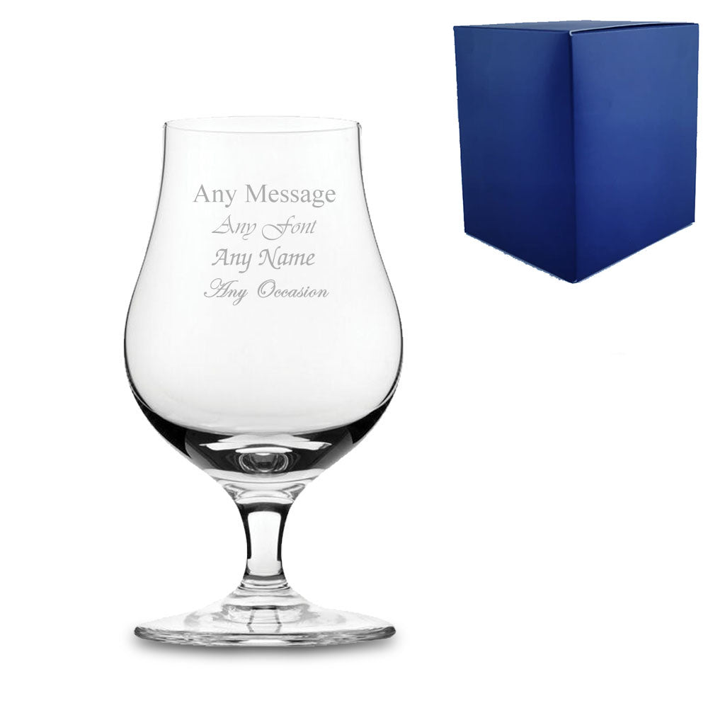 Personalised Engraved Whisky & Brandy Glasses With Gift Box