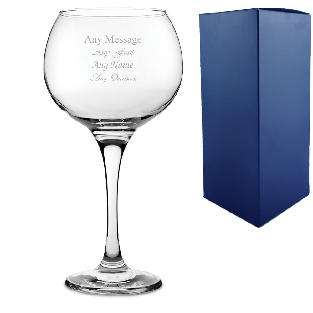 Engraved Extra Large Ambassador Gin Balloon