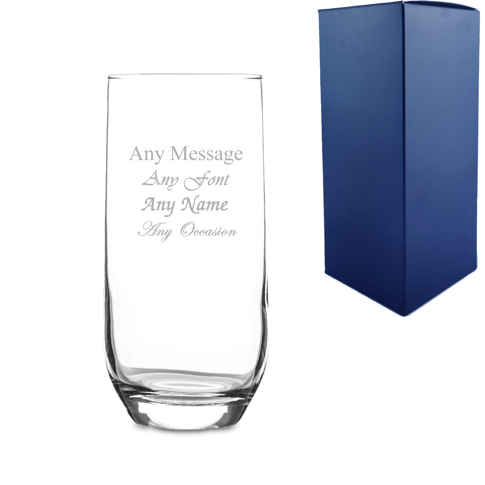 Engraved Personalised Cocktail, Martini & Hiball Glasses - Novelty Birthday Gift