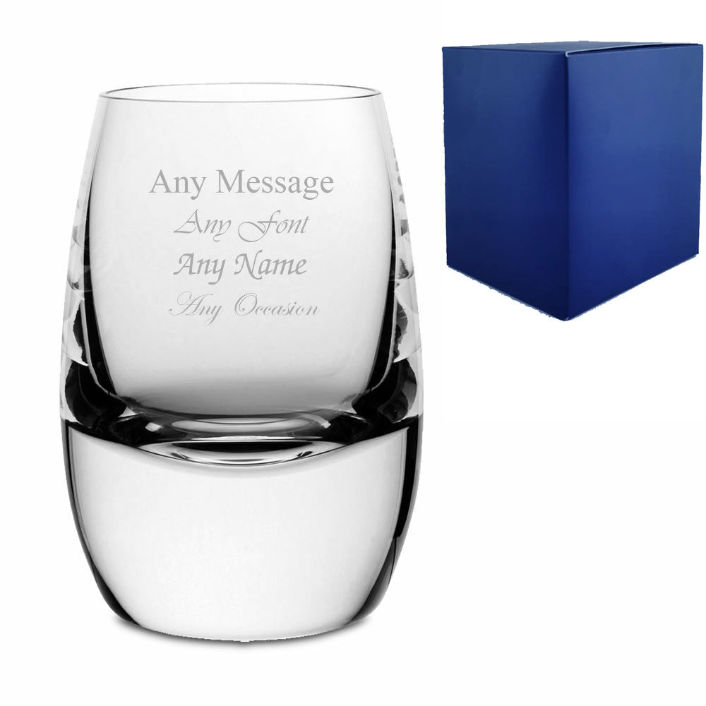 Engraved Heavy Base Miami Double Old Fashioned Whisky Tumbler