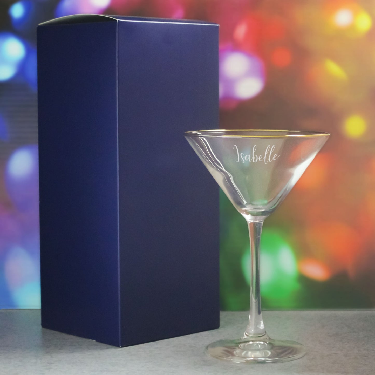 Engraved Personalised Cocktail, Hiball & Gin Glasses with Custom Name and Message