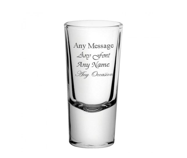 Engraved Side Shot Glass 2oz