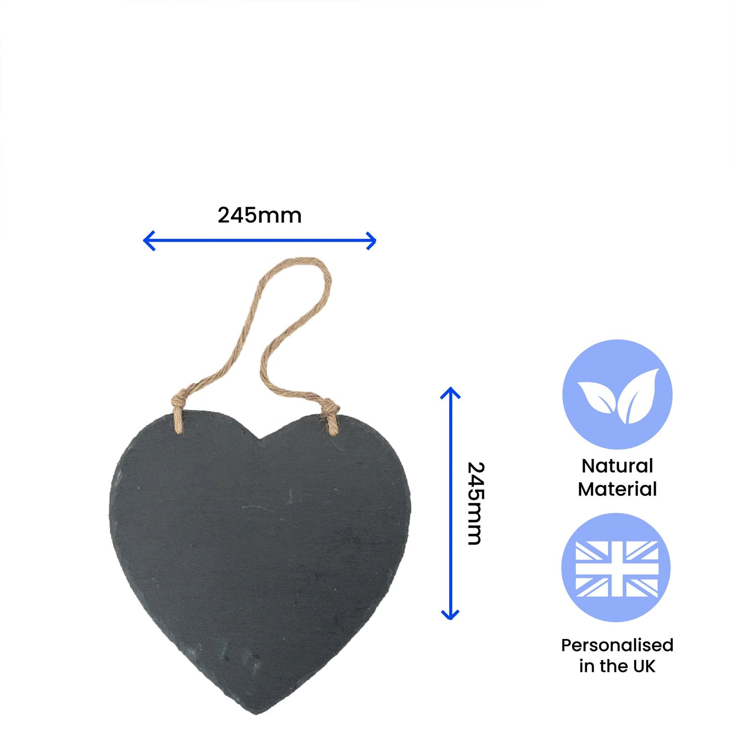 Personalised engraved Memo Board - Heart-filled Border