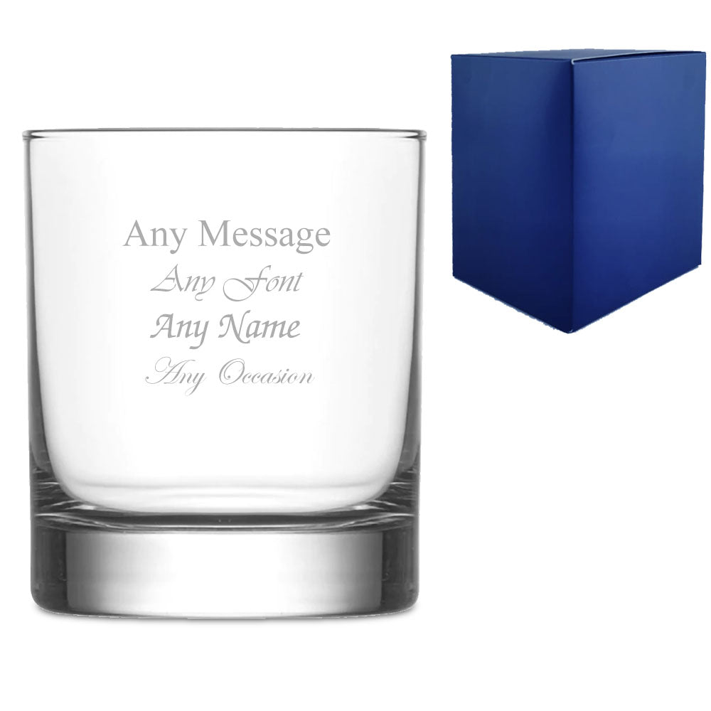 Personalised Engraved Whisky & Brandy Glasses With Gift Box