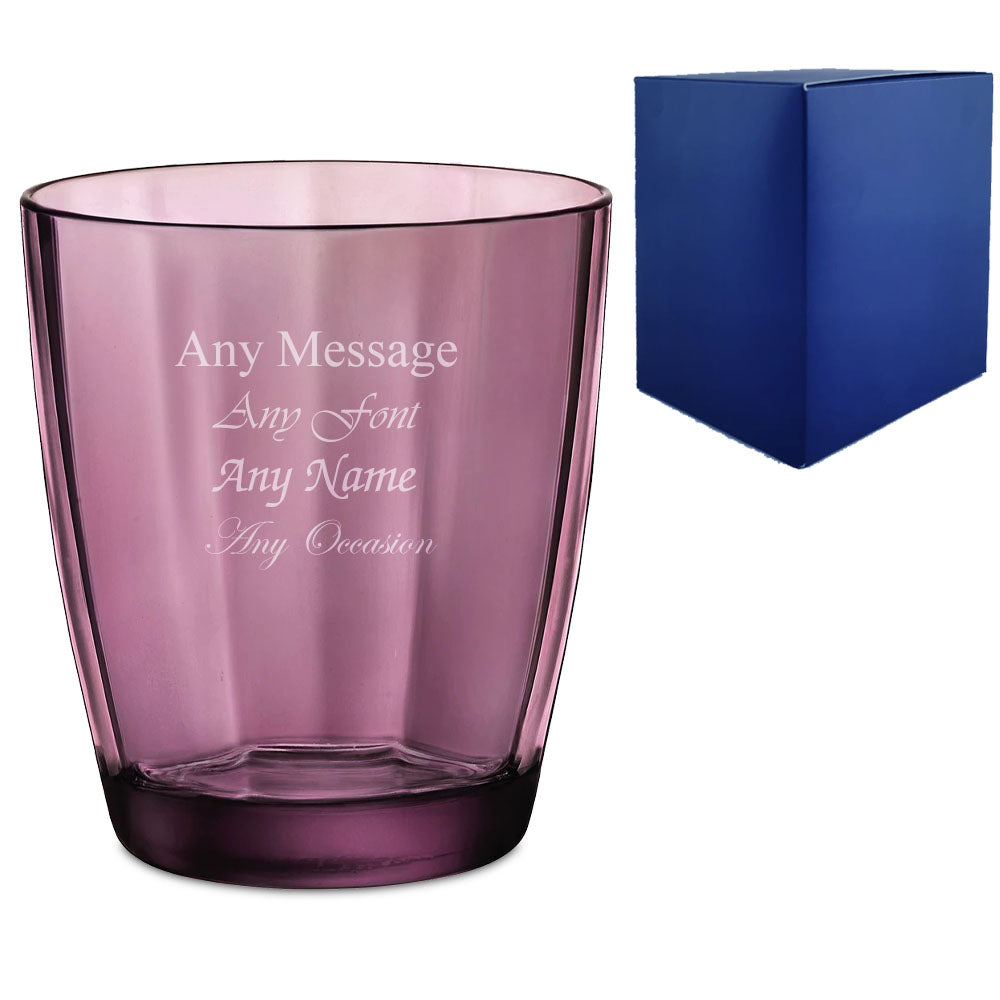 Personalisd Engraved Whisky Glass Tumblers With Gift Box