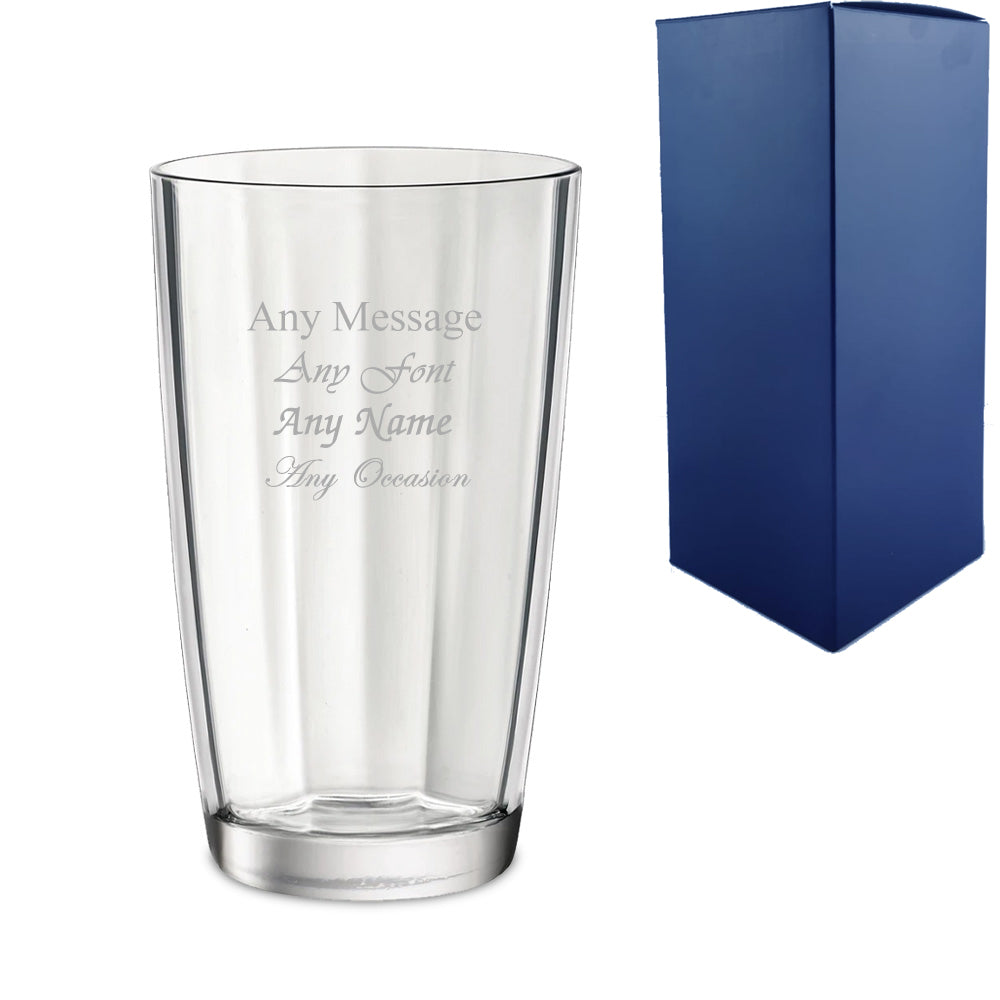 Engraved 470ml Pulsar Hiball Glass With Gift Box