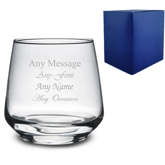 Personalised Engraved Whisky & Brandy Glasses With Gift Box