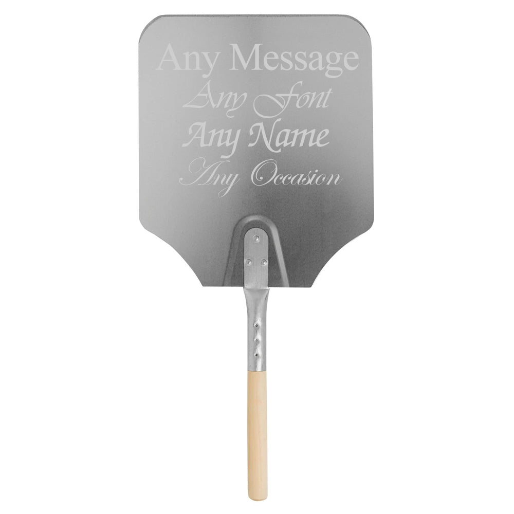 Personalised Engraved 61cm Aluminium Pizza Peel, Perfect for any Chef and Pizza Lover, Great for any Occasion