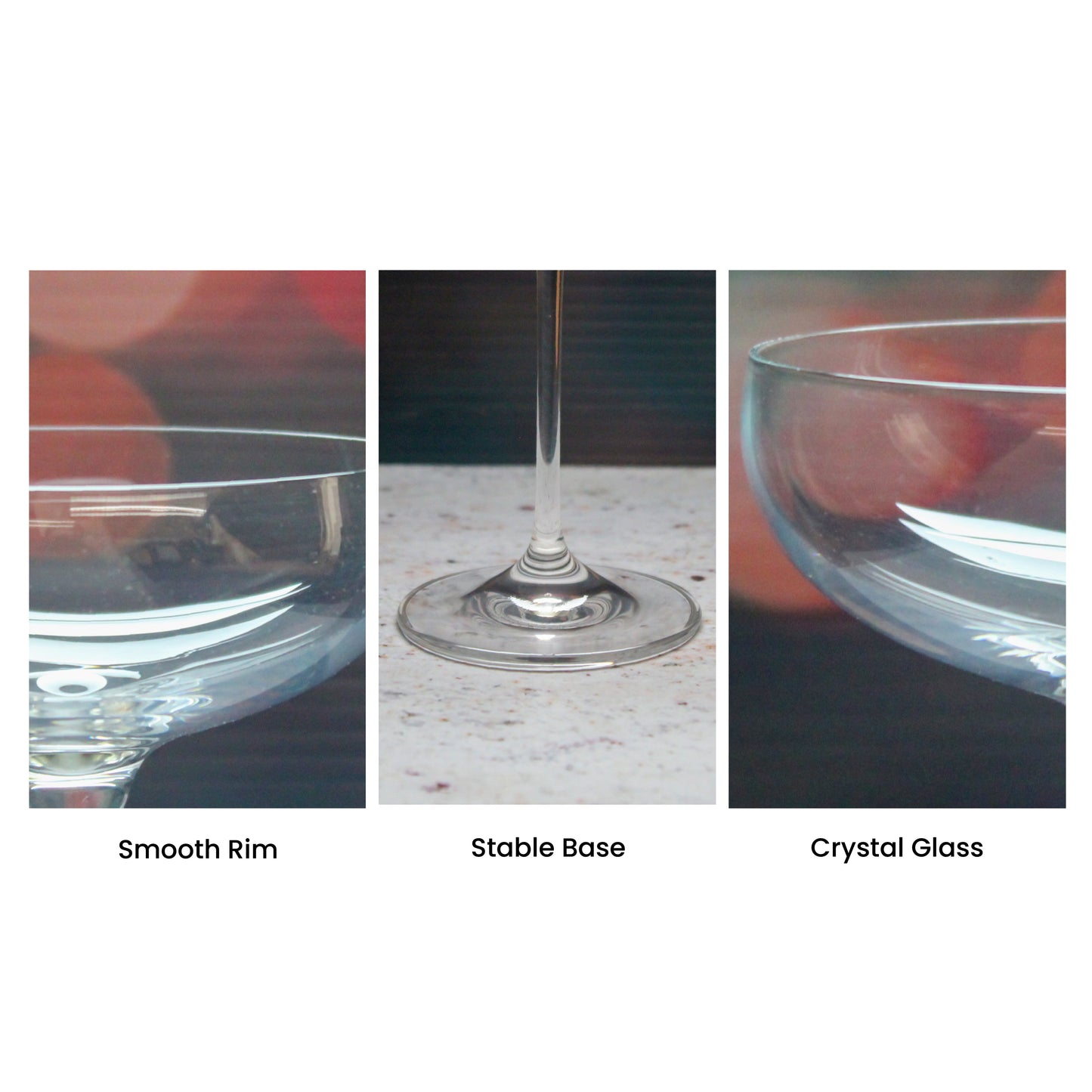 Engraved Infinity Cocktail Saucer with Name's Cocktail Design, Personalise with Any Name