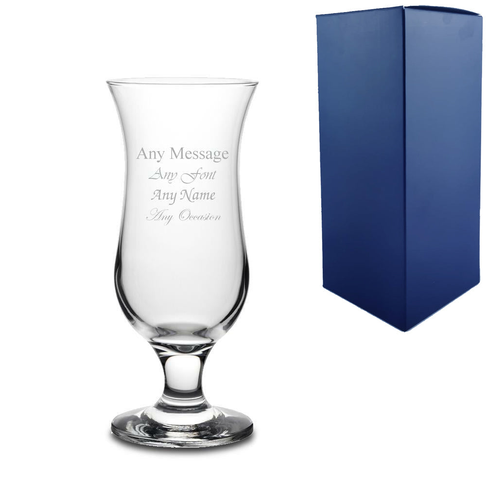 Engraved Personalised Cocktail, Martini & Hiball Glasses - Novelty Birthday Gift