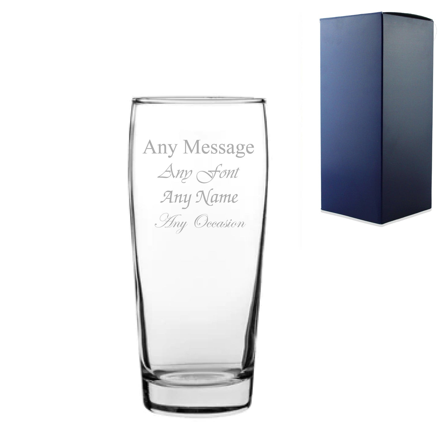 Engraved 370ml Classic Willi Becher Beer Glass with Gift Box